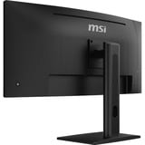 MSI PRO MP341CQPHGN E12, LED-Monitor 86.4 cm (34 Zoll), schwarz, UWQHD, VA, Curved, HDMI, DP, USB-C, USB-Hub, 120Hz Panel