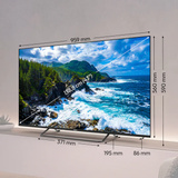 Medion LIFE MD 855602, QLED-Fernseher 138.8 cm (55 Zoll), schwarz, UltraHD/4K, Triple Tuner, VIDAA