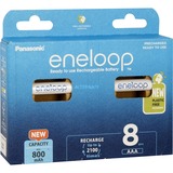 Panasonic Eneloop, Akku AAA (Micro), 8 Stück