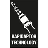 Wera Kraftform Kompakt Pistol RA-R 2, Bit-Satz schwarz/grün, 13-teilig, 1/4", mit Ratschenfunktion und Rapidaptor Schnellwechselfutter