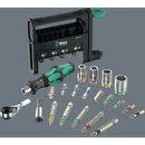 Wera Tool-Check Modular Set 1, mit 3 Werkzeugmodulen, Bit-Satz schwarz/grün, 50-teilig, inkl. 1/4" Bit-Ratsche, Winkelschlüssel