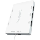 be quiet! Light Wings White 140mm PWM Triple Pack, Gehäuselüfter weiß, 3er Pack, inkl. ARGB-Hub, 140 mm
