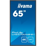 iiyama LH6570UHB-B1, Public Display schwarz, UltraHD/4K, Android TV, HDMI