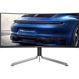 AOC OLED AGON PRO PD34, Gaming-Monitor 86.4 cm (34 Zoll), schwarz (matt)/silber, WQHD, Porsche Design, USB Hub, Adaptive-Sync, 240Hz Panel