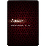 Apacer AS350X 256 GB, SSD schwarz, SATA 6 Gb/s, 2,5"
