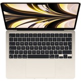 Apple MacBook Air 34,5 cm (13,6") 2022 CTO, Notebook champagner, Polarstern, M2, 10-Core GPU, macOS Monterey, Deutsch, 512 GB SSD