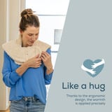 Beurer HK 165 Huggy Creme, Heizkissen weiß, 55 x 49 cm