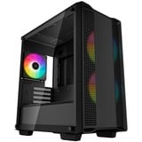 DeepCool CC360 ARGB, Tower-Gehäuse schwarz, Tempered Glass