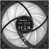 DeepCool FC120-3 IN 1 120x120x25, Gehäuselüfter schwarz/transparent