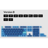 Keychron OEM Dye-Sub PBT Keycap Set - Ocean, Tastenkappe dunkelblau/hellblau, US-Layout (ANSI)