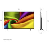 LG 55NU800B6LA.AEEQ, LED-Fernseher 139 cm (55 Zoll), schwarz, UltraHD/4K, Triple Tuner
