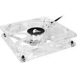 Sharkoon Gehäuselüfter Blaue LED BULK transparent, 3-Pin-/5,25"-Anschluss, 120 mm