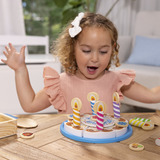 Spin Master Melissa & Doug - Holz Geburtstagskuchen, Spielküche 