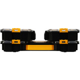 Stanley Organiser Set PRO-STACK Organiser Set, Werkzeugkiste schwarz/transparent, 3-teilig