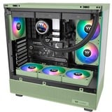 Thermaltake CT140 EX Reverse ARGB Sync PC Cooling Fan, Gehäuselüfter hellgrün, 3er Pack, 140 mm