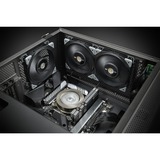 Thermaltake TOUGHFAN 14 High Static Pressure Fan 140x140x25, Gehäuselüfter schwarz, 2er Pack, 140 mm
