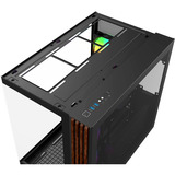 Thermaltake View 380 WS ARGB Black, Tower-Gehäuse schwarz/holz, Tempered Glass x 2, Holz-Struktur