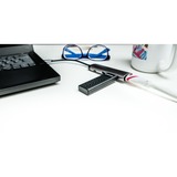 Verbatim USB 3.2 Gen 1 Multiport-Hub, USB-C Stecker > 2x USB-A + USB-C Buchse + HDMI-Buchse, USB-Hub silber/schwarz, PD, Laden mit bis zu 100 Watt