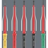 Wera Kraftform Kompakt VDE 16 Torque extra slim 1 Tool Finder, 16-teilig, Schraubendreher rot/gelb, inkl. Steckgriff, Drehmoment-Steckgriff, VDE-Wechselklingen