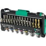 Wera Tool-Check 1, Bit-Satz schwarz/grün, 38-teilig, inkl. 1/4" Bit-Ratsche