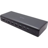 i-tec Universal 6x 4K/60Hz Display Docking Station Power Delivery 140W, Dockingstation schwarz, Anschluss per USB-C/Thunderbolt 3/4