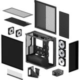 ARCTIC Xtender VG Mirrow , Tower-Gehäuse schwarz, Tempered Glass x 2 (verspiegelt)