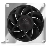 Alphacool Apex Stealth Metal 120mm Lüfter 2000rpm, Gehäuselüfter chrom/schwarz, 120 mm