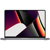 Apple MacBook Pro (14") 2021 CTO, Notebook grau, M1 Max 24-Core GPU, macOS Monterey, Griechisch, 120 Hz Display, 4 TB SSD