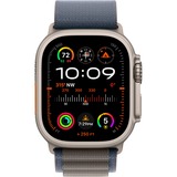 Apple Watch Ultra 2, Smartwatch dunkelblau, 49 mm, Alpine Loop, Titangehäuse, Cellular