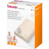 Beurer UB 86 Teddy Double , Wärmeunterbett creme, 150 x160 cm (2 Personen)