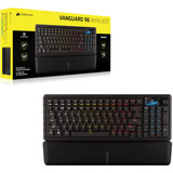 Corsair Vanguard 96 Wireless, Gaming-Tastatur schwarz, DE-Layout, Corsair MLX Plasma