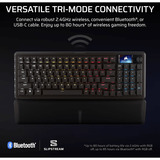 Corsair Vanguard 96 Wireless, Gaming-Tastatur schwarz, DE-Layout, Corsair MLX Plasma