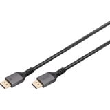 Digitus DisplayPort 1.4 Premium Anschlusskabel, UHD 8K schwarz/grau, 1 Meter