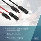 Digitus Solarkabel Verlängerung Ø 6mm² PV 1.500Volt 2x 3 Meter - 1x rot, 1x schwarz, MC4-Stecker / -Buchse