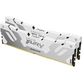 Kingston FURY DIMM 32 GB DDR5-6400 (2x 16 GB) Dual-Kit, Arbeitsspeicher weiß, KF564C32RWK2-32, Renegade, INTEL XMP