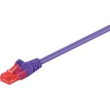 goobay Patchkabel Cat.6 U/UTP, RJ-45 > RJ-45 violett, 1 Meter