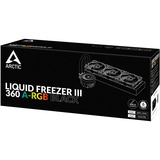 Arctic Liquid Freezer III 360 A-RGB 360mm, Wasserkühlung schwarz