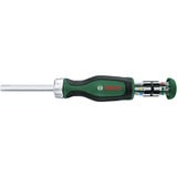 Bosch Bit-Ratschenschraubendreher mit Bit-Satz, 13-teilig grün/schwarz, Drehmoment bis 50 Nm