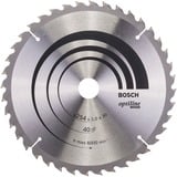 Bosch Professional PRO Wood Kreissägeblatt, Ø 254mm, 40Z Bohrung 30mm, für Kapp- & Gehrungssägen