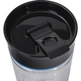 Braun MultiQuick 5 Vario Fit Blend & Go Sportflasche, Aufsatz schwarz/transparent, für Stabmixer MultiQuick 5 Vario Fit