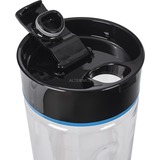 Braun MultiQuick 5 Vario Fit Blend & Go Sportflasche, Aufsatz schwarz/transparent, für Stabmixer MultiQuick 5 Vario Fit