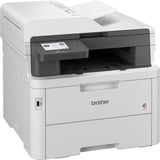 Brother MFC-L3760CDW, Multifunktionsdrucker hellgrau, USB, LAN, WLAN, Scan, Kopie, Fax