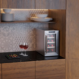 Cecotec Bolero GrandSommelier 830 CoolWood, Weinkühler edelstahl