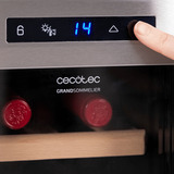 Cecotec Bolero GrandSommelier 830 CoolWood, Weinkühler edelstahl