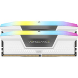 Corsair DIMM 64 GB DDR5-6400 (2x 32 GB) Dual-Kit, Arbeitsspeicher weiß, CMH64GX5M2B6400C32W, Vengeance RGB, INTEL XMP