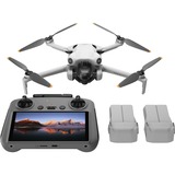 DJI Mini 4 Pro Fly More Combo (DJI RC 2), Drohne hellgrau, Mechanische 3-Achsen-Kardanaufhängung