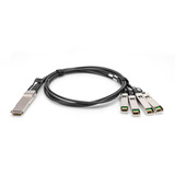 Digitus 40G QSFP+ zu 4XSFP+ Direct Attach Kabel 5m 