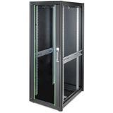 Digitus Netzwerkschrank Dynamic Basic Serie - 600x800 mm (BxT), IT-Schrank schwarz, 32 Höheneinheiten