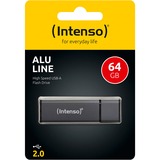 Intenso Alu Line 64 GB, USB-Stick anthrazit