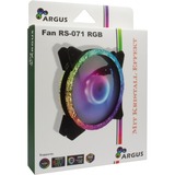 Inter-Tech Argus RS-071 RGB 120x120x25, Gehäuselüfter schwarz